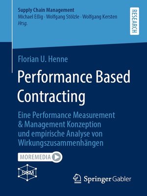 cover image of Performance Based Contracting